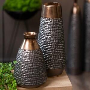 Wazon EUROFIRANY Morena 13 x 20 cm Stalowy