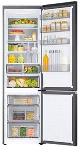 Lodówka SAMSUNG RB38C774DB1 EF AI No Frost 203cm Grafitowa Komora zero - Optimal Fresh+