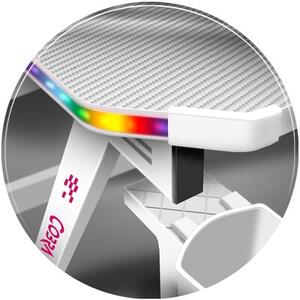 Biurko gamingowe COBRA CRF4011RGB Biały