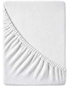 Frotte prześcieradło EXCLUSIVE białe 90 x 200 cm