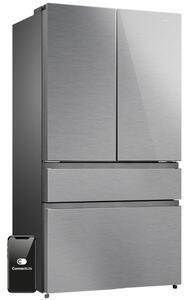 Lodówka HISENSE RF749N4SGIE MD Side by Side No Frost 178.5cm Srebrna Wi-Fi ConnectLife My Fresh Choice Metal Cooling