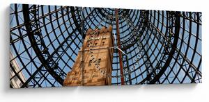 Obraz wieży w Melbourne (z zegarem) (90x30 cm)