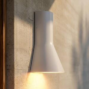 Kinkiet zewnętrzny LED Zephy Lucande, aluminiowy / szary / cynkowy, aluminium, nowoczesny