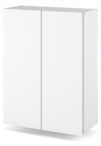 Szafka Łazienkowa Wisząca STIVMEBLE 60cm Słupek Łazienkowy Szafka Biały Mat 60x30x80 cm