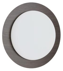 Ciemnobrązowy metalowy kinkiet LED ø 40 cm Novae – Kave Home