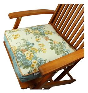 Poduszka na krzesło z wypełnieniem Gravel Roses, 42x42 cm