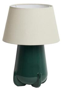 Zielona/w kolorze kości słoniowej lampa stołowa ceramiczna (wysokość 45,5 cm) Odra – Kave Home