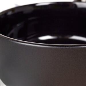 Miseczka ceramiczna czarna 9 cm, 150 ML