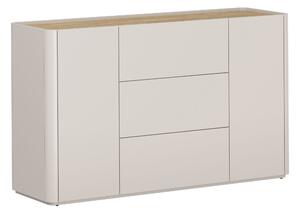 Komoda Elivo 150 cm z szufladami - kaszmir / dąb olejowany