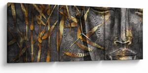 Obraz - Zjednoczenie mądrości (z zegarem) (90x30 cm)