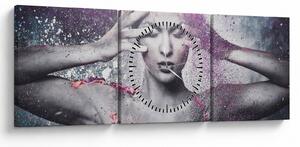 Obraz - Energia (z zegarem) (90x30 cm)