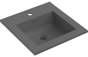 Mexen Otis umywalka wpuszczana w blat 46 x 46,5 cm, czarna mat - 25184571