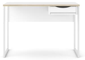 Białe biurko Tvilum Function Plus, 110 x 48 cm