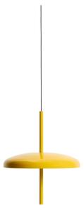 Żółta lampa wisząca LED ze ściemniaczem z metalowym kloszem ø 16 cm Porte – Kave Home
