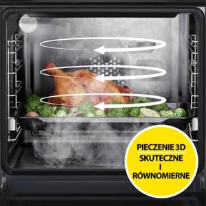 Kuchnia BEKO FSM52331DBDS Pieczenie 3D Grill Termoobieg Czyszczenie parą