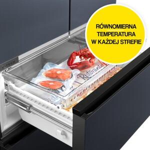 Lodówka MIDEA MDRF705BIE70 SLOT IN Side by Side 191cm No Frost Szara
