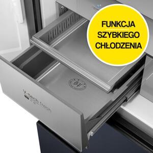 Lodówka MIDEA MDRF705BIE70 SLOT IN Side by Side 191cm No Frost Szara