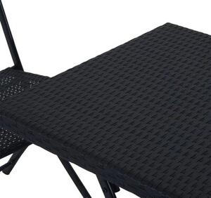 Zestaw mebli ogrodowych BLACK FOREST L-0201P Czarny