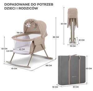 Łóżeczko KINDERKRAFT Lovi Beżowy