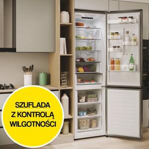 Lodówka CANDY CNCQ2T620EX Fresco 300 No Frost 205cm Inox