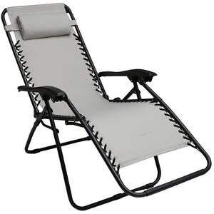 Fotel ogrodowy PATIO Relax Jasnoszary