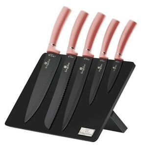 Berlinger Haus 6-częściowy komplet noży ze stojakiem magnetycznym I-Rose Edition
