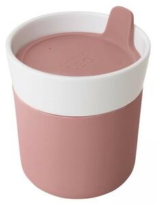 BergHOFF Kubek termiczny porcelanowy LEO 250 ml, różowy