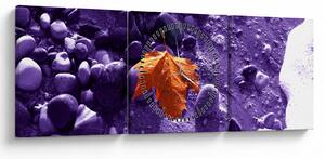 Obraz - Plaża morska (z zegarem) (90x30 cm)