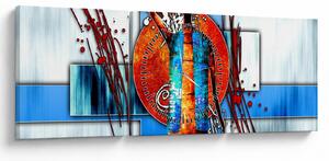Obraz przedstawiający starożytną osobę (z zegarem) (90x30 cm)
