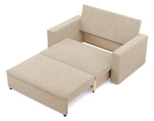 Sofa dwuosobowa, BLOM, sztruks, 148x87x90 cm, beÅ¼owy | TYLETEGOTU