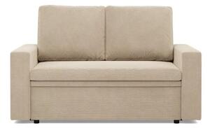 Sofa dwuosobowa, BLOM, sztruks, 148x87x90 cm, beÅ¼owy | TYLETEGOTU