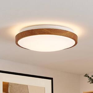 Lampa sufitowa LED Mynte Lindby, jasne drewno, salon / jadalnia, tworzywo sztuczne, nowoczesny