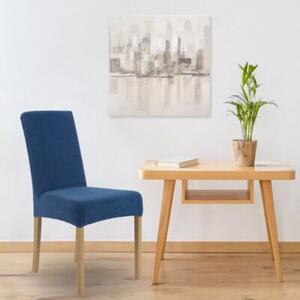 Pokrowiec na krzesło EUROFIRANY D91 457085 (35 x 30 x 55 cm) Granatowy