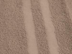 Ręcznik DUAL BASIC 70 x 140 cm beżowy, 100% bawełna