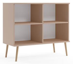 Komoda LEBEL z drzwiczkami 100cm dÄ b craft zÅoty