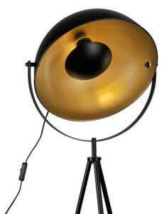 Lampa stojąca podłogowa trójnóg czarno-złoty 1xE27 20W Matylda Polux