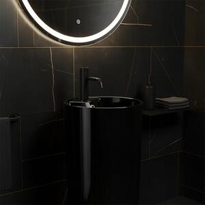 Umywalka wolnostojąca HYDROSAN LINO-BL-400 Okrągły Czarny