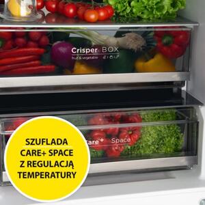 Lodówka AMICA FK3706D.5DFXCM (D) No Frost 200cm Czarny/Inox