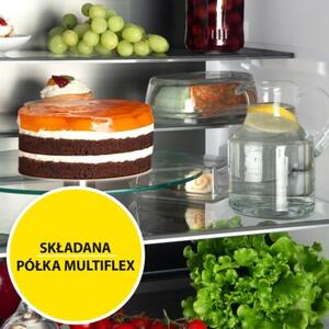 Lodówka AMICA FK3706D.5DFXCM (D) No Frost 200cm Czarny/Inox