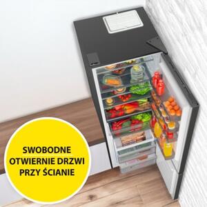 Lodówka AMICA FK3706D.5DFXCM (D) No Frost 200cm Czarny/Inox