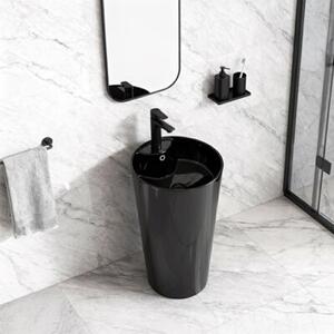 Umywalka wolnostojąca HYDROSAN LINO-BL-400 Okrągły Czarny