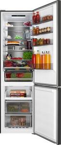 Lodówka AMICA FK3706D.5DFXCM (D) No Frost 200cm Czarny/Inox