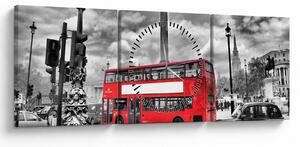 Obraz - Trafalgar Square (z zegarem) (90x30 cm)