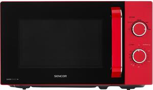 Kuchenka mikrofalowa SENCOR SMW 1920RD 700W średnica 25.5 cm pojemność 20L Czarno-czerwony