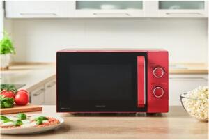 Kuchenka mikrofalowa SENCOR SMW 1920RD 700W średnica 25.5 cm pojemność 20L Czarno-czerwony