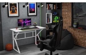 Biurko gamingowe HUZARO Hero 1.6 Biały