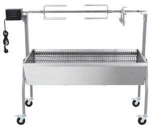Grill do pieczenia z rożnem i silnikiem elektrycznym