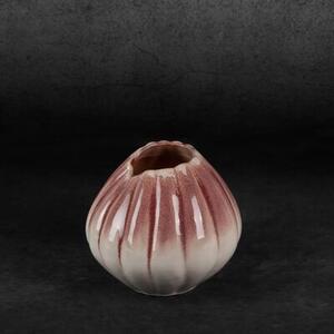 Wazon EUROFIRANY Evita 18 x 14 cm Kremowy