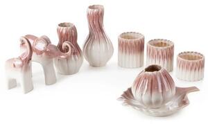 Wazon EUROFIRANY Evita 19 x 18 cm Kremowy