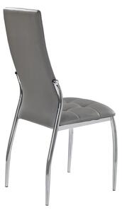 Zestaw czterech tapicerowanych krzeseł K209